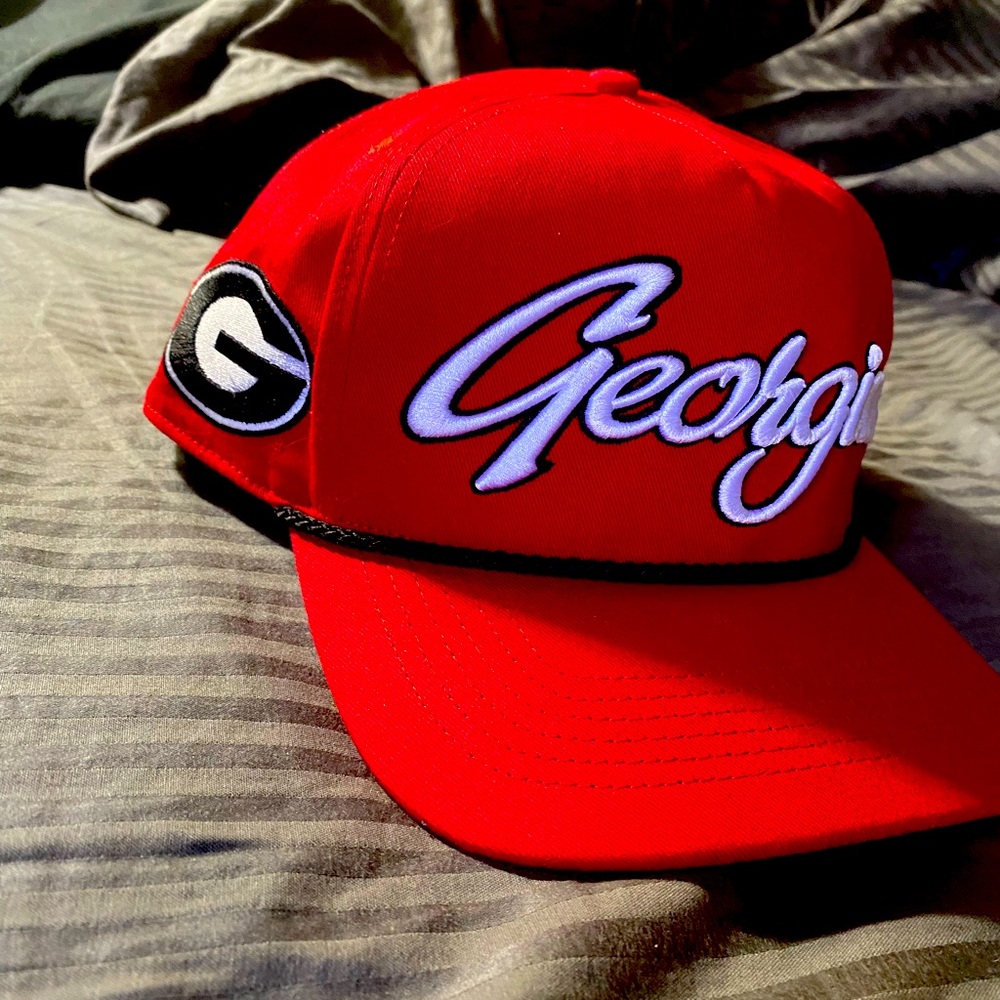 ‘47 Brand Georgia bulldog adjustable red hat.